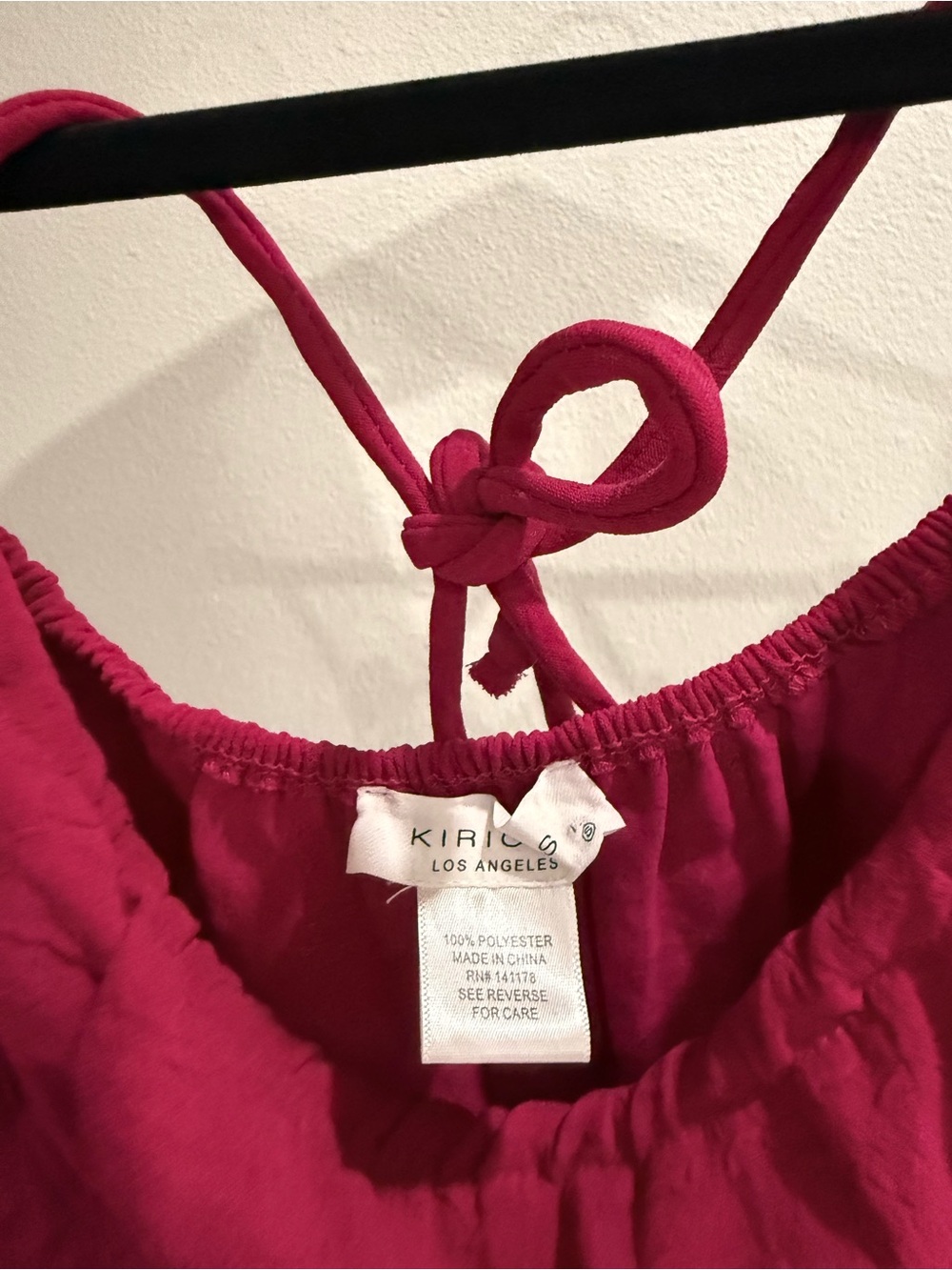 Kirico Los Angeles Fuchsia Sleeveless Blouse